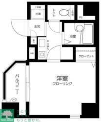 エスコート芝公園の物件間取画像